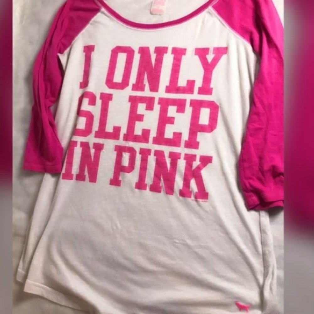 PINK sleepwear top(S)